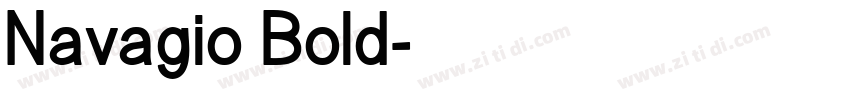 Navagio Bold字体转换